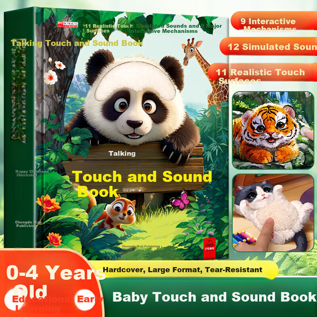 Книга развивающая Carlbaby со звуком и тактильными вставками для детей 0-3 лет - изображение 4