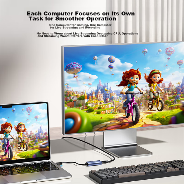 Карта видеозахвата Acasis VC-002 MS2130 HDMI - USB, 1080p - изображение 7