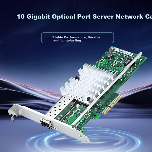 Мережева карта Hoodblue HBE10G5-F1 PCIe з портом SFP+ 10 Гбіт/с для серверів та NAS - зображення 5