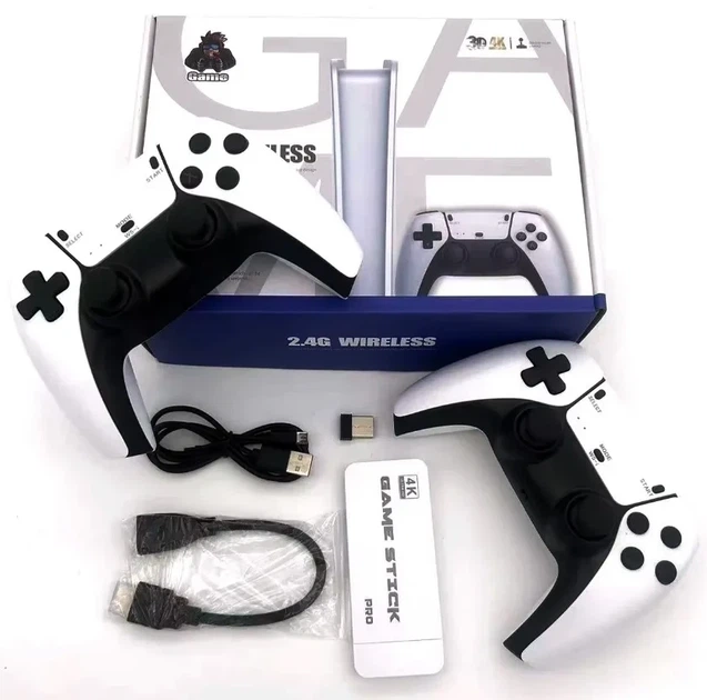 Ігрова приставка M15 Plus 64Gb 4K Game Stick 3D 20000 ігор Білий - Фото 6 Ігрова приставка M15 Plus 64Gb 4K Game Stick 3D 20000 ігор Білий - зображення 6