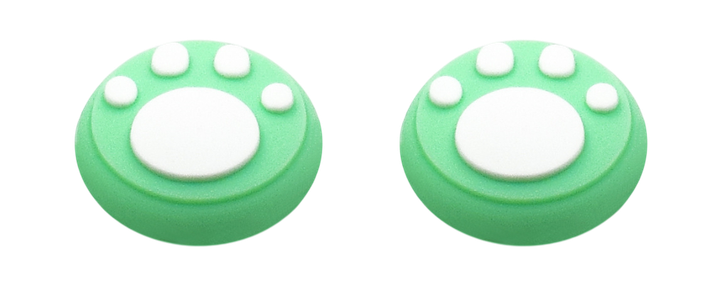 Накладки на стики для Nintendo Switch Paws Green - Фото 1 Накладки на стики для Nintendo Switch Paws Green - изображение 1