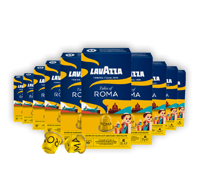 Кофе в капсулах Nespresso Lavazza Tales of Roma Aluminium 10 капсул - Фото 3 Кофе в капсулах Nespresso Lavazza Tales of Roma Aluminium 10 капсул - изображение 3