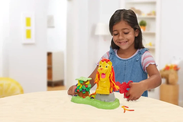 Набор для творчества Play-Doh с массой для лепки Лев и друзья (F7221) - изображение 7