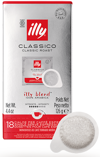 Кофе в чалдах ESE ILLY CLASSICO 100% Arabica (18 шт) - Фото 2 Кофе в чалдах ESE ILLY CLASSICO 100% Arabica (18 шт) - изображение 2