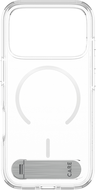 Etui CARE by PanzerGlass Kickstand & MagSafe do Apple iPhone 17 Pro Transparent (CR28303) - obraz 2