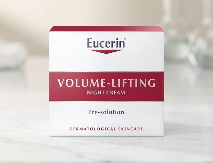 Ночной крем Eucerin Hyaluron-Filler+Volume-Lift с лифтинг эффектом для восстановления контура лица 50 мл. - Фото 2 Ночной крем Eucerin Hyaluron-Filler+Volume-Lift с лифтинг эффектом для восстановления контура лица 50 мл. - изображение 2