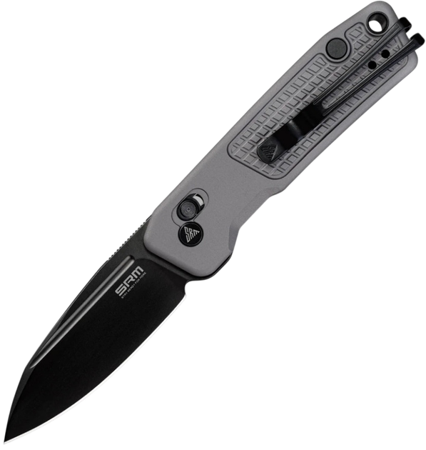 Нож SRM Scout 7229-AK складной карманный Ambi-Lock Sandvik 14C28N / Алюміній 6.9 см Серый - Фото 1 Нож SRM Scout 7229-AK складной карманный Ambi-Lock Sandvik 14C28N / Алюміній 6.9 см Серый - изображение 1