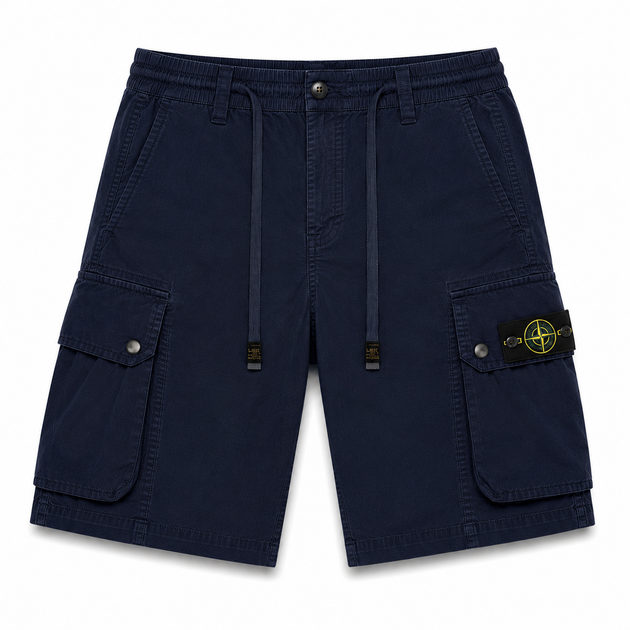 Мужские шорты-карго SI Daktrum синие stretch cotton premium cargo ТР6975 30 - Фото 1 Мужские шорты-карго SI Daktrum синие stretch cotton premium cargo ТР6975 30 - изображение 1