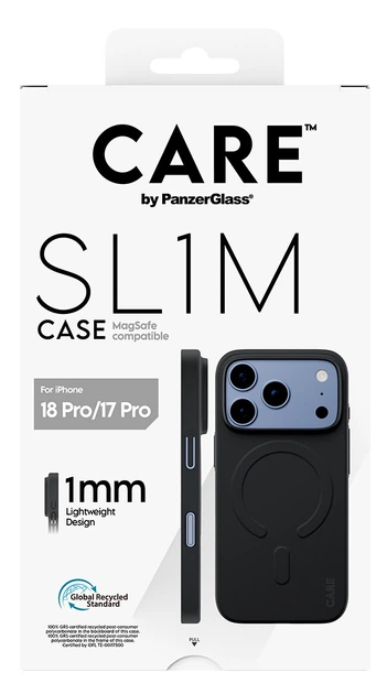 Чохол Care by Panzer Glass SL1M для iPhone 17 Pro чорний (CR87852) - зображення 4