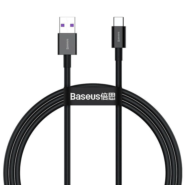 Кабель Baseus Superior Series USB to Type-C 66W 1m Black - изображение 2