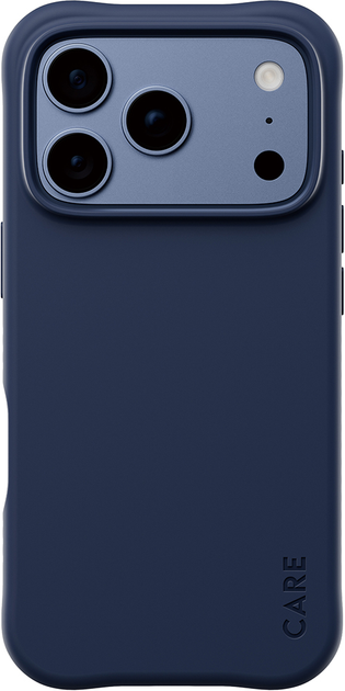 Панель CARE by PanzerGlass Fashionable Case Samba MagSafe для Apple iPhone 17 Pro Italian Blue (CR80416) - зображення 3