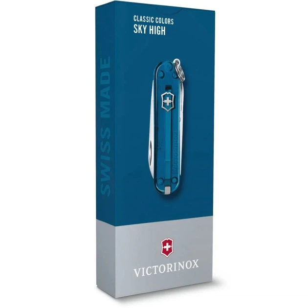 Складной нож Victorinox CLASSIC SD 7 функций 58х18х9 мм Sky High (Vx06223.T61G) - изображение 5