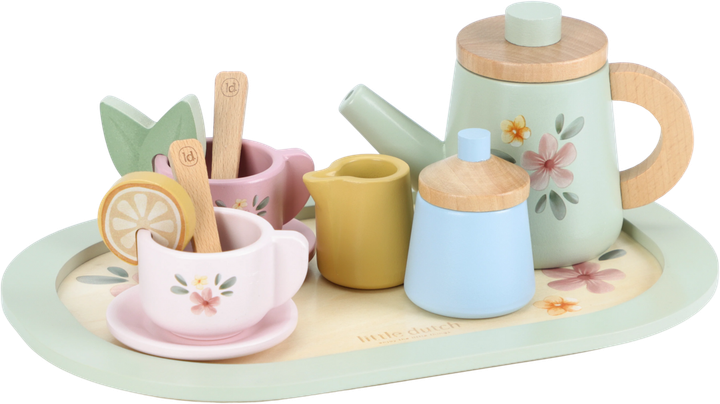 Zestaw zabawkowy Little Dutch Tea Set FSC LD2507 (8713291225077) - obraz 2