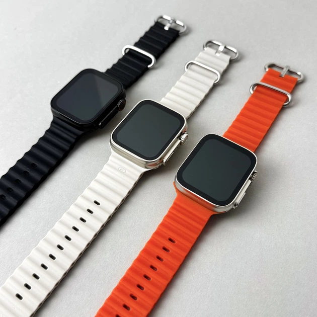 Умные часы Smart Watch GT9 Ultra с Bluetooth 49 мм Белые - Фото 5 Умные часы Smart Watch GT9 Ultra с Bluetooth 49 мм Белые - изображение 5