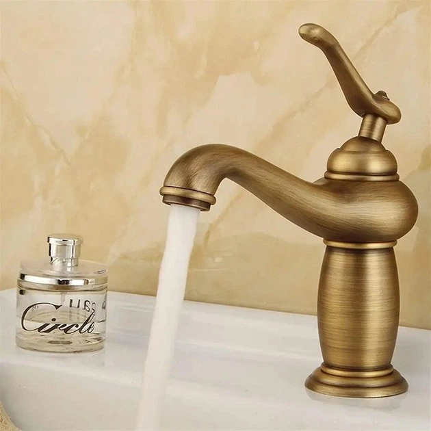 Смеситель для умывальника Epelli Deco Style Retro Bronze бронзовый - изображение 4