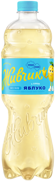 Упаковка напитка сокосодержащего Живчик Негазированный Яблоко 1 л х 12 бутылок (14820000195468) - Фото 2 Упаковка напитка сокосодержащего Живчик Негазированный Яблоко 1 л х 12 бутылок (14820000195468) - изображение 2