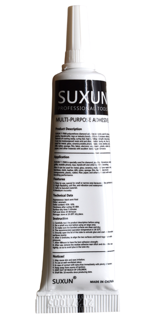 Клей черный силиконовый T-7000 Suxun 15ml - изображение 2