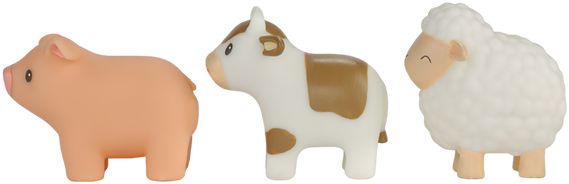 Фігурки для ванни Little Dutch Little Farm 3 шт 2013814 (8712051138770) - зображення 4