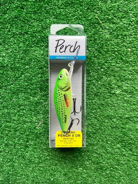 Воблер Perch 8 DR (80мм\14гр)(1,5-4.6м) - для тролінгу на щуку, жереха (8617-9) - Фото 2 Воблер Perch 8 DR (80мм\14гр)(1,5-4.6м) - для тролінгу на щуку, жереха (8617-9) - зображення 2