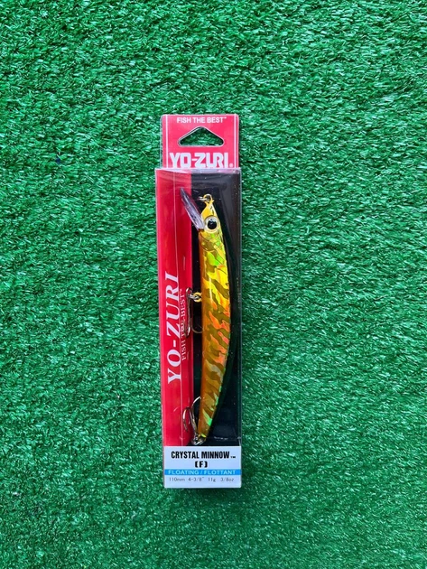Воблер Crystal Minnow 110F 11g (0.7-1.0м) - плаваючий, на щуку, окуня, судака (8619-6) - изображение 2