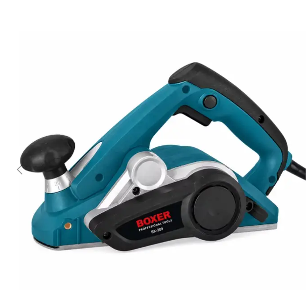 Ручной электрический рубанок BOXER BX209 1950 Вт 82 мм глубина строгания 0 2 мм для строгания выравнивания и обработки древесины - Фото 4 Ручной электрический рубанок BOXER BX209 1950 Вт 82 мм глубина строгания 0 2 мм для строгания выравнивания и обработки древесины - изображение 4