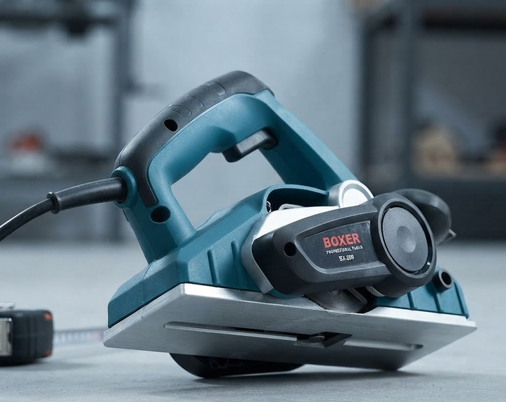 Ручной электрический рубанок BOXER BX209 1950 Вт 82 мм глубина строгания 0 2 мм для строгания выравнивания и обработки древесины - Фото 11 Ручной электрический рубанок BOXER BX209 1950 Вт 82 мм глубина строгания 0 2 мм для строгания выравнивания и обработки древесины - изображение 11