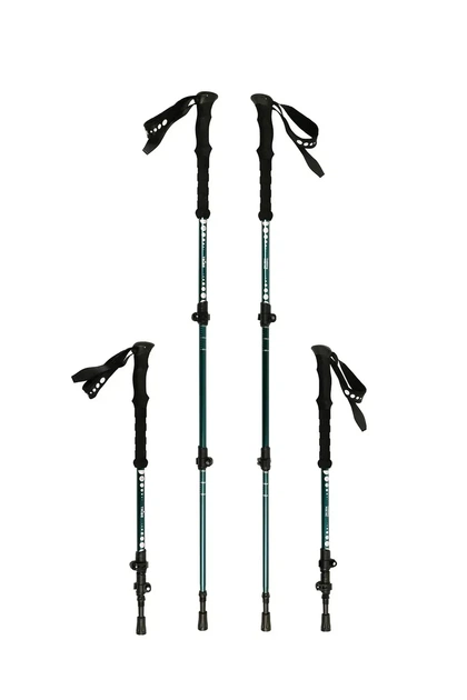 Трекінгові палиці Tribe Trekking Pole Alu алюмінієві, телескопічні 65–135 см, Fast Lock, 2 шт (T-ME-0026-ocean) - зображення 2