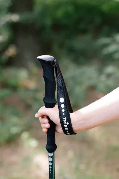 Трекінгові палиці Tribe Trekking Pole Alu алюмінієві, телескопічні 65–135 см, Fast Lock, 2 шт (T-ME-0026-ocean) - зображення 3