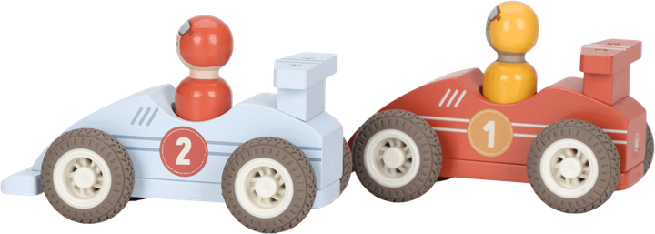 Ігровий набір Little Dutch Гоночні автомобілі 2 штуки FSC LD2526 (8713291225268) - зображення 11