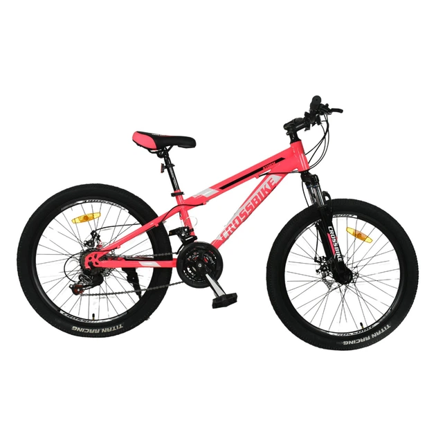 Велосипед горный подростковый 24 дюйма CrossBike Storm, рама 12" Розовый (24CJPr-004366) - Фото 1 Велосипед горный подростковый 24 дюйма CrossBike Storm, рама 12" Розовый (24CJPr-004366) - изображение 1
