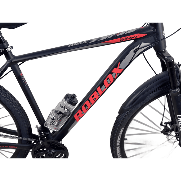 Велосипед горный Crossbike Roblox 29" 21" Черный/Красный (29СTA-006480) - изображение 4