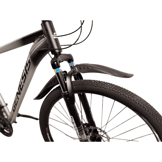 Велосипед гірський Crossbike Genesis 29" 21" Чорний/Сірий (29СTA-006304) - зображення 4