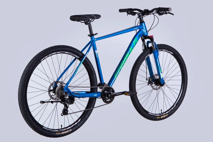 Велосипед горный AL 29" Formula Thor DD CS 2026, рама 21" синий с зеленым (OPS-FR-29-434) - изображение 3