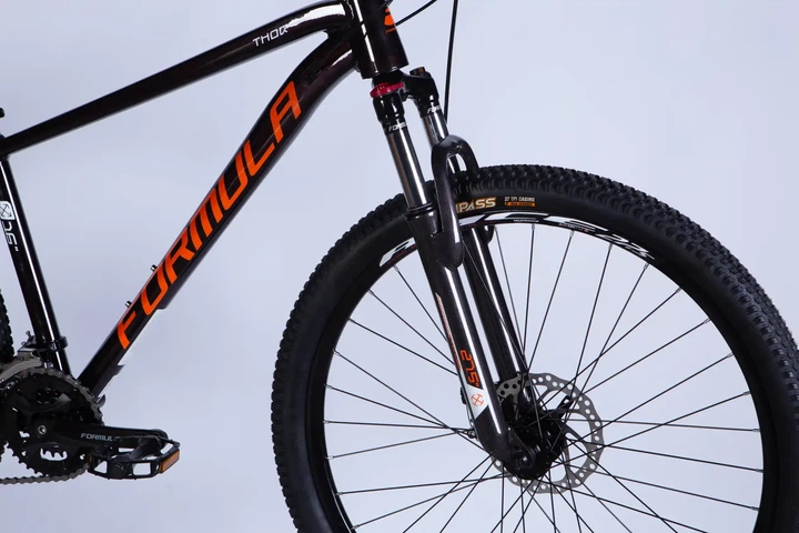 Велосипед горный AL 27.5" Formula Thor DD CS 2026, рама 16" медно-черный с оранжевым (OPS-FR-27.5-306) - изображение 4