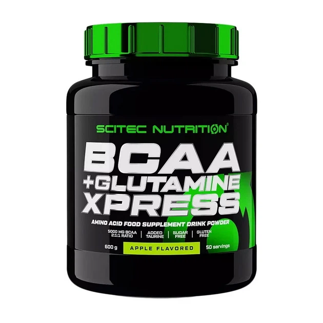 BCAA с глютамином Scitec Nutrition Xpress яблоко 600 г - Фото 1 BCAA с глютамином Scitec Nutrition Xpress яблоко 600 г - изображение 1