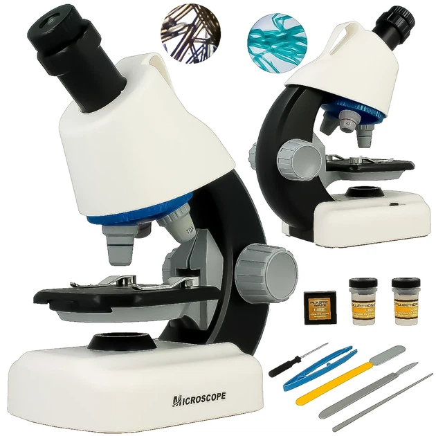 Детский микроскоп uSmart 1113A-1 1200x Белый - Фото 4 Детский микроскоп uSmart 1113A-1 1200x Белый - изображение 4