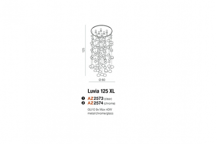 Люстра AZzardo LUVIA XL AZ2574 - изображение 2