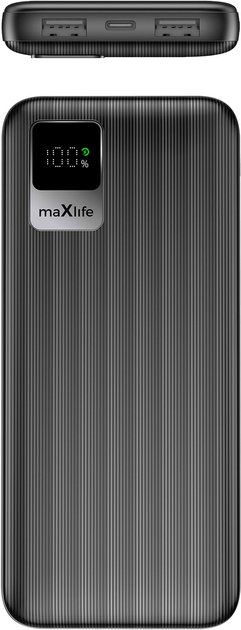 УМБ Maxlife MXPB-07 10000 mAh Black (5906961971265) - зображення 2