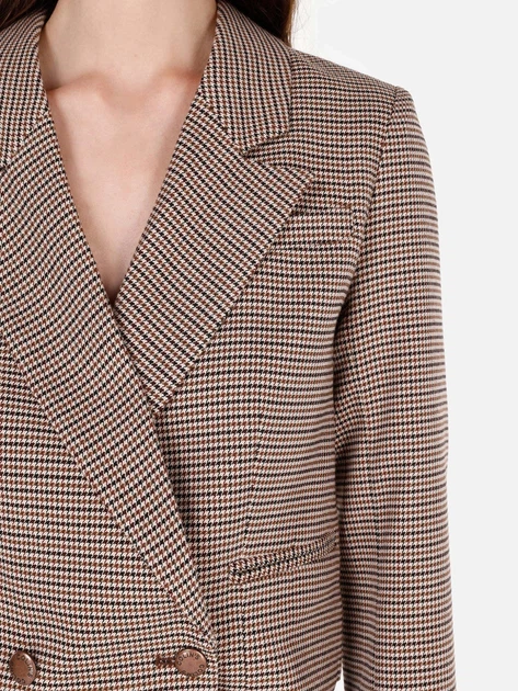 Пиджак короткий женский Colin's CL1070317LBR 34 Light Brown (8684112311883) - изображение 5