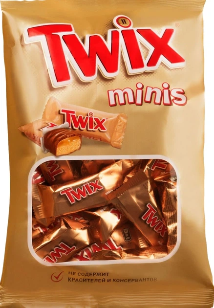 Цукерки Twix 1 кг - Фото 1 Цукерки Twix 1 кг - изображение 1