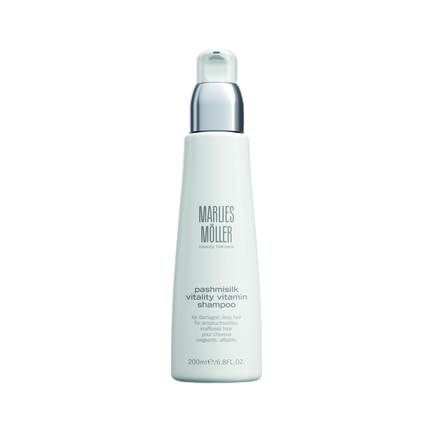 Витаминный шампунь Pashmisilk Vitality Vitamin Shampoo Marlies Moller 200 мл - Фото 1 Витаминный шампунь Pashmisilk Vitality Vitamin Shampoo Marlies Moller 200 мл - изображение 1