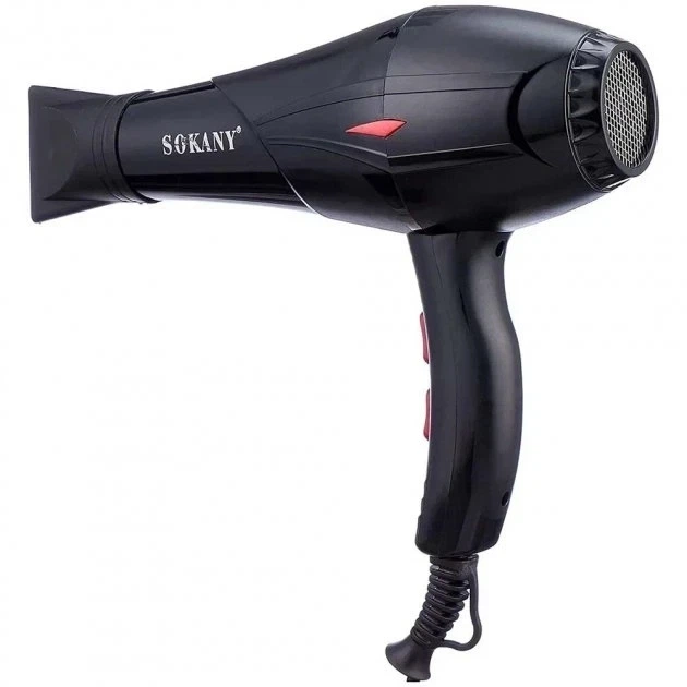 Фен для волос Sokany HS-3890 2300 W с ионизацией диффузором и концентратором (К0477) - изображение 2