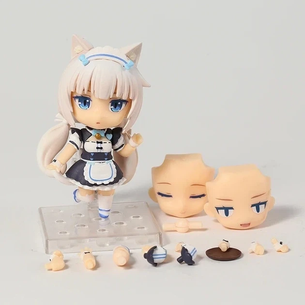 Аниме фигурка Nendoroid Vanilla Nekopara Кошачий Рай коллекционная модель с подвижными элементами высотой 10 см с комплектом аксессуаров для создания различных поз и детализированной проработкой образа персонажа для ценителей японской культуры - изображение 2