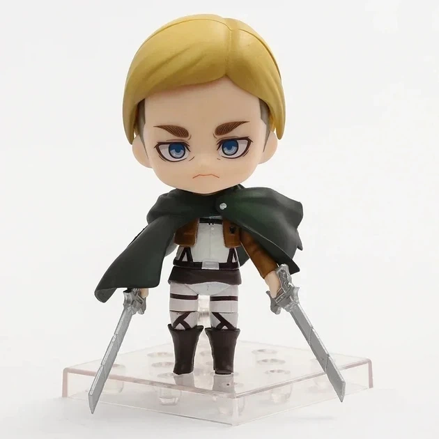 Коллекционная фигурка Nendoroid 755 Эрвин Смит Атака Титанов подвижная аниме модель 10 см с аксессуарами для фанатов японской культуры серии Attack on Titan - изображение 6