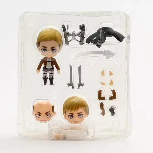 Коллекционная фигурка Nendoroid 755 Эрвин Смит Атака Титанов подвижная аниме модель 10 см с аксессуарами для фанатов японской культуры серии Attack on Titan - изображение 10