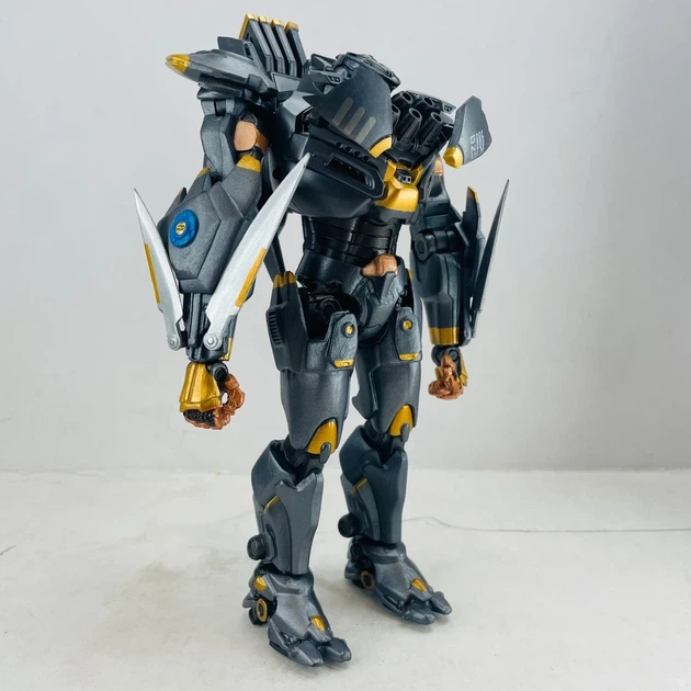 Фигурка робота Pacific Rim Gipsy Avenger 20 см коллекционная модель боевого егеря с аксессуарами и оружием для фанатов вселенной Тихоокеанский рубеж детализированная игрушка мех с подвижными суставами для ценителей фантастических битв - изображение 4