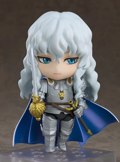 Фигурка Гриффит Berserk подвижная 10 см коллекционная модель лидера Банды Ястреба из аниме Берсерк для фанатов темного фэнтези и ценителей японской манги с возможностью смены положения деталей костюма сувенир для игровой зоны или рабочего стола - изображение 4