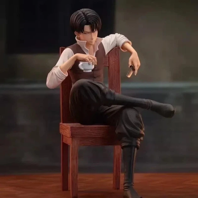 Фигурка Леви Аккерман Attack on Titan 19 см на стуле - Фото 4 Фигурка Леви Аккерман Attack on Titan 19 см на стуле - изображение 4