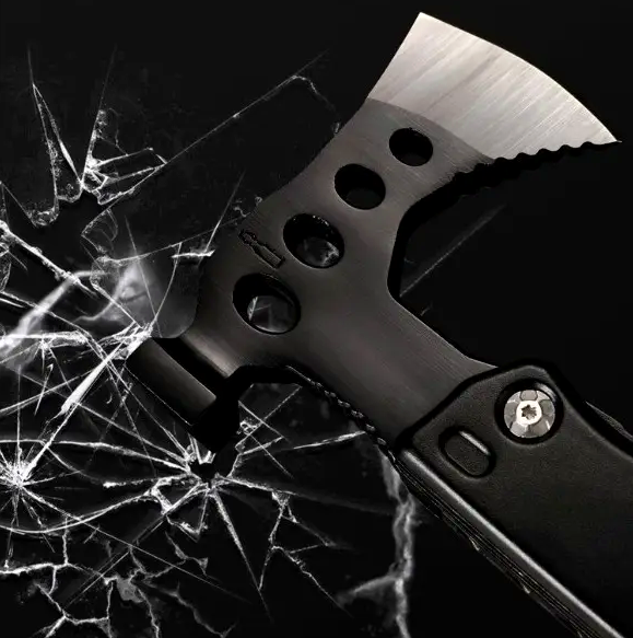 Мультитул Ruiguan Axe 16 в 1 черный для походов рыбалки и дачи с мини-топором и плоскогубцами - изображение 4