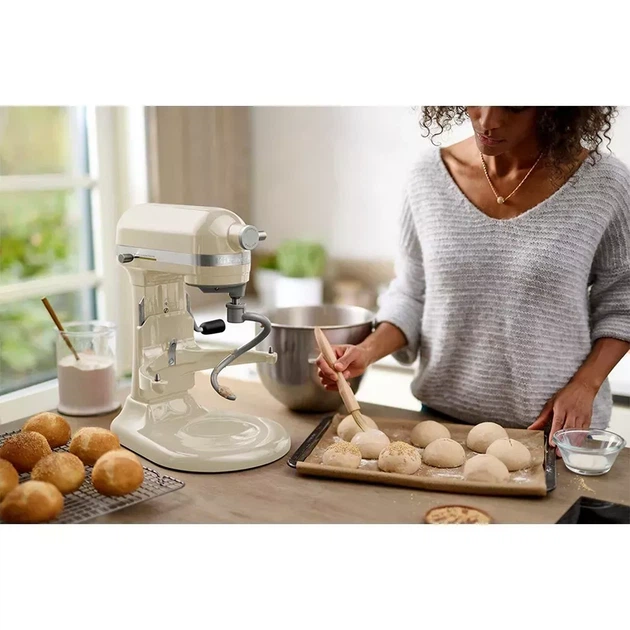 Кухонна машина KitchenAid Artisan 5,6 л 5KSM60SPXEAC з підйомною чашею кремовий - зображення 4